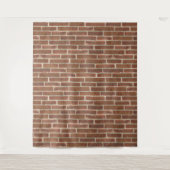 Faux oude bruine bakstenen muur wandkleed (Voorkant)