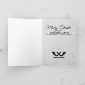 Faux oude stenen gouden werknemer jubileumkaart kaart (Binnen)