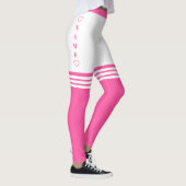 Faux Over Knie Sokken Grappige Leggings Aangepaste (Rechts)