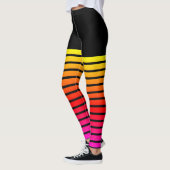 Faux Overknee Sokken Zwart Leggings (Links)