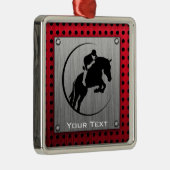 Faux Paardensportbeoefening Aluminium. Metalen Ornament (Rechts)