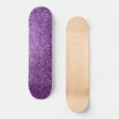 Faux Paarse Glitter Skateboard (Voorkant)