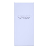 Faux Paarse Iridescent | Salon Price List Services Reclamekaart (Achterkant)