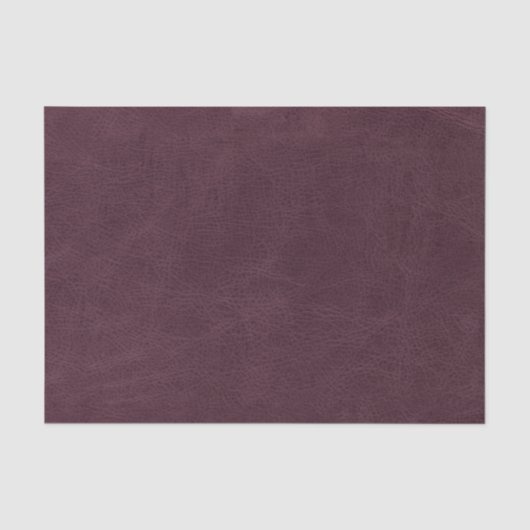 Faux-Paarse ledertextuur Tissuepapier (Voorkant)