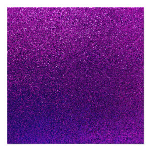 Faux Paarse Violet Glitter Background Sparkle Perfect Poster