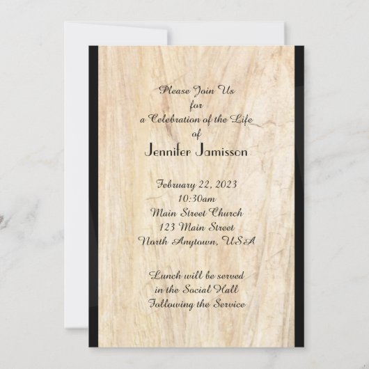 Faux Parchment Kaart (Achterkant)