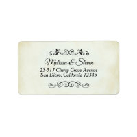 Faux Parchment Simple & Elegant Wedding