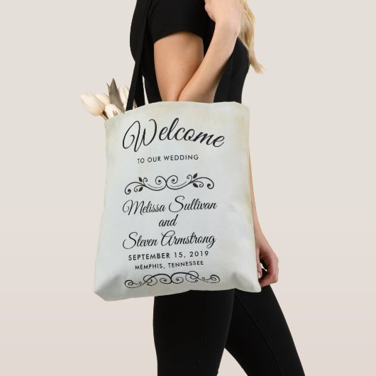 Faux  Parchment Welcome Tote Bag (Dichtbij)