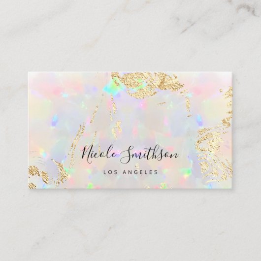 faux parelachtig optisch visitekaartje (Voorkant)