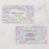 FAUX parelkleurig textuurVisitekaartje Visitekaartje (Voorkant / Achterkant)