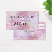 faux parelleent effect verwijzingskaart visitekaartje (Bureau)