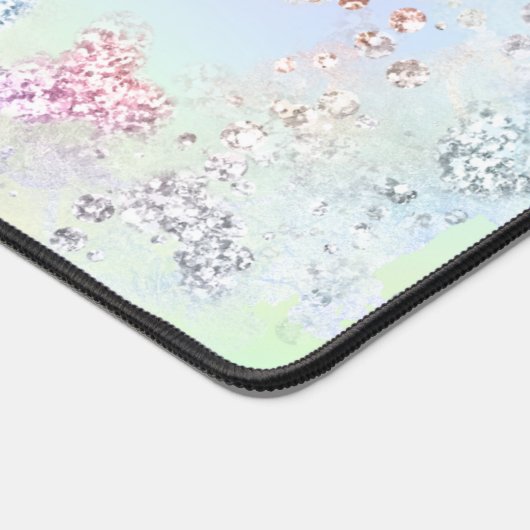 faux pastel chunky glitter bureaumat (Hoek)