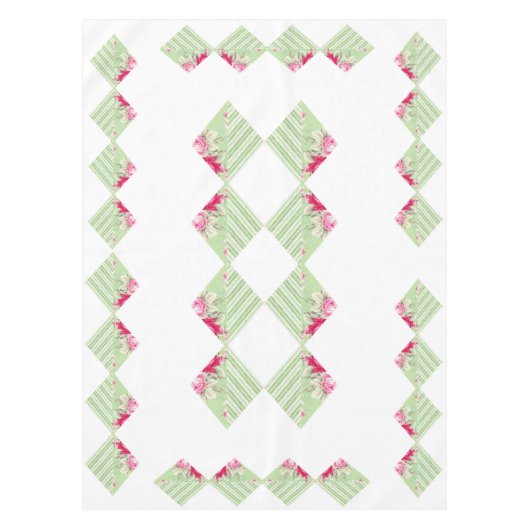 Faux Patchwork Tablecloth Tafelkleed (Voorkant)