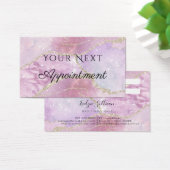 Faux Pearlescent Effect Appointcard Visitekaartje (Bureau)