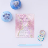 faux pearlescent effect Beausalon Flyer (Enkel)