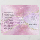 faux pearlescent effect brochure (Voorkant / Achterkant)