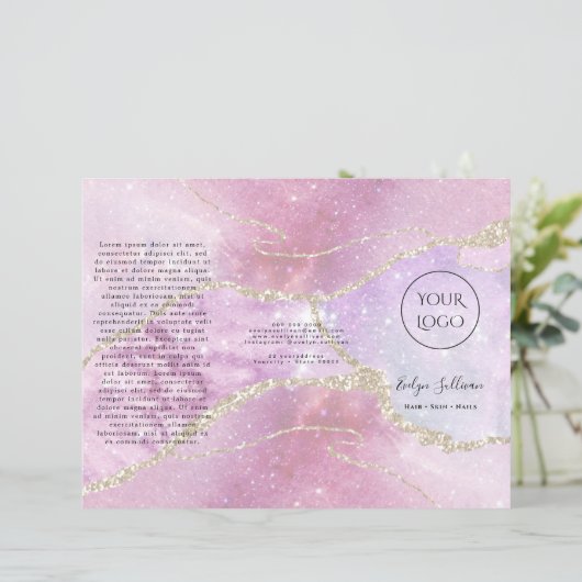 faux pearlescent effect brochure (Staand voorkant)