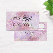 Faux Pearlescent Effect-kaartje Visitekaartje (Bureau)