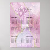 Faux Pearlescent Effect Price List Poster (Voorkant)