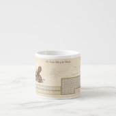 Faux- Periodieke Lijst van Elementen Steampunk Espresso Kop (Voorkant)