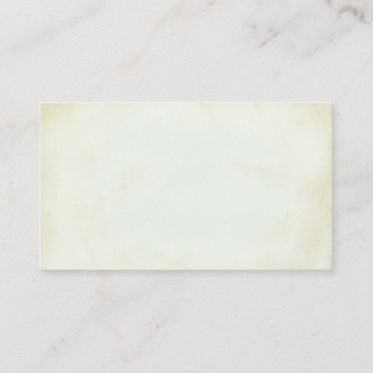 Faux Perkament Elegante Bruiloft Website Visitekaartje (Achterkant)