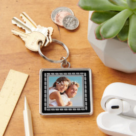 Faux Pewter  Lijst Sjabloon Sleutelhanger