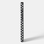 Faux pied-de-poule met Dogs 1 iPC Case-Mate iPhone Case (Achterkant / Links)