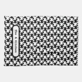 Faux pied-de-poule met Dogs mode K Handdoek 1 (Horizontaal)