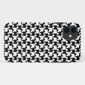 Faux pied-de-poule met Dogs mode Telefoon case 1 (Achterkant (horizontaal))