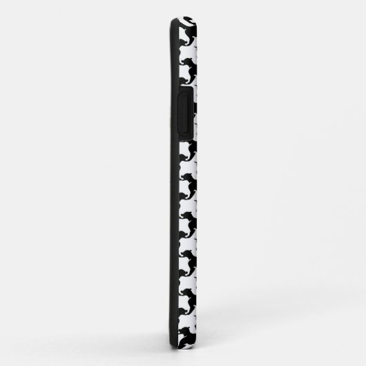 Faux pied-de-poule met Dogs mode Telefoon case 1 (Achterkant/rechts)