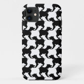 Faux pied-de-poule met Dogs mode Telefoon case 2 (Achterkant)