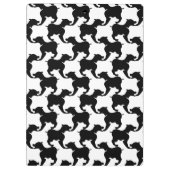 Faux pied-de-poule met Honden mode Klembord 2 (Achterkant)