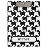 Faux pied-de-poule met Honden mode Klembord 2 (Voorkant)