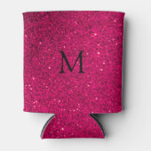 Faux Pink Glitter Blikjeskoeler (Voorkant)