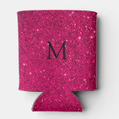 Faux Pink Glitter Blikjeskoeler (Achterkant)
