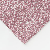 Faux Pink Glitter Emoji Unicorn Poop Blanket Fleece Deken (Hoek)