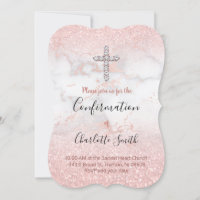 faux pink glitter op marmer Bevestiging