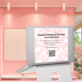 Faux Pink Marble Sticker