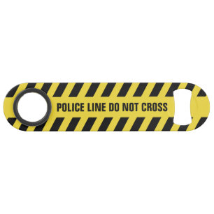 Faux Politie Lijn aangepaste tekstflesopening Speed Flessenopener