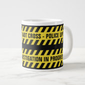 Faux politielijn aangepaste tekst mokken (Voorkant rechts)