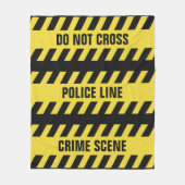 Faux politielijn aangepaste tekstdeken fleece deken (Voorkant)