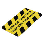 Faux Politielijn aangepaste tekstmagneet Magneet (Linkerzijde)