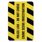 Faux Politielijn aangepaste tekstmagneet Magneet (Verticaal)