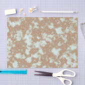 Faux Pompeii Marble Almond Cream Green Tissuepapier (Craft)