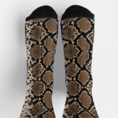Faux Python Snake Skin Sokken (Top)