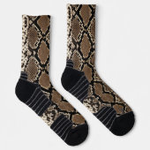 Faux Python Snake Skin Sokken (Rechts)