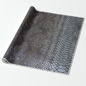 Faux Python Snakeskin, nauwgezet gedetailleerd Cadeaupapier (Uitgerold)