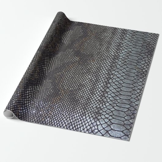 Faux Python Snakeskin, nauwgezet gedetailleerd Cadeaupapier (Uitgerold)