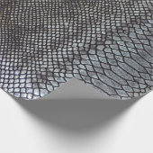 Faux Python Snakeskin, nauwgezet gedetailleerd Cadeaupapier (Hoek)