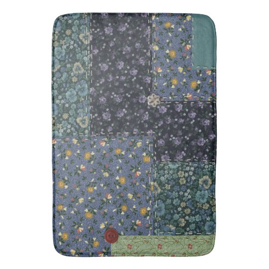 Faux Quilted Bath Mat (Voorkant Verticaal)